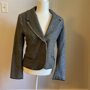 Chaiken Profile, size 10 (runs small) wool (60%), silk & and nylon. Made in USA.